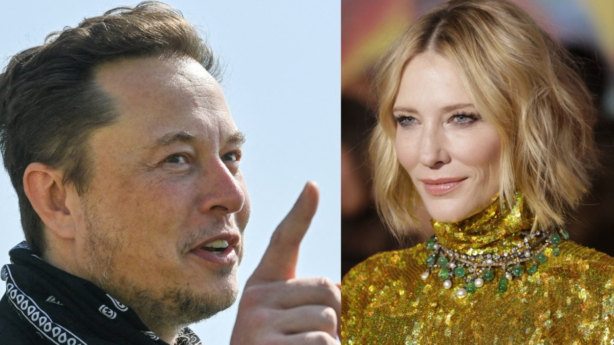 Elonas Muskas ir Cate Blanchett / „Scanpix“ nuotr.