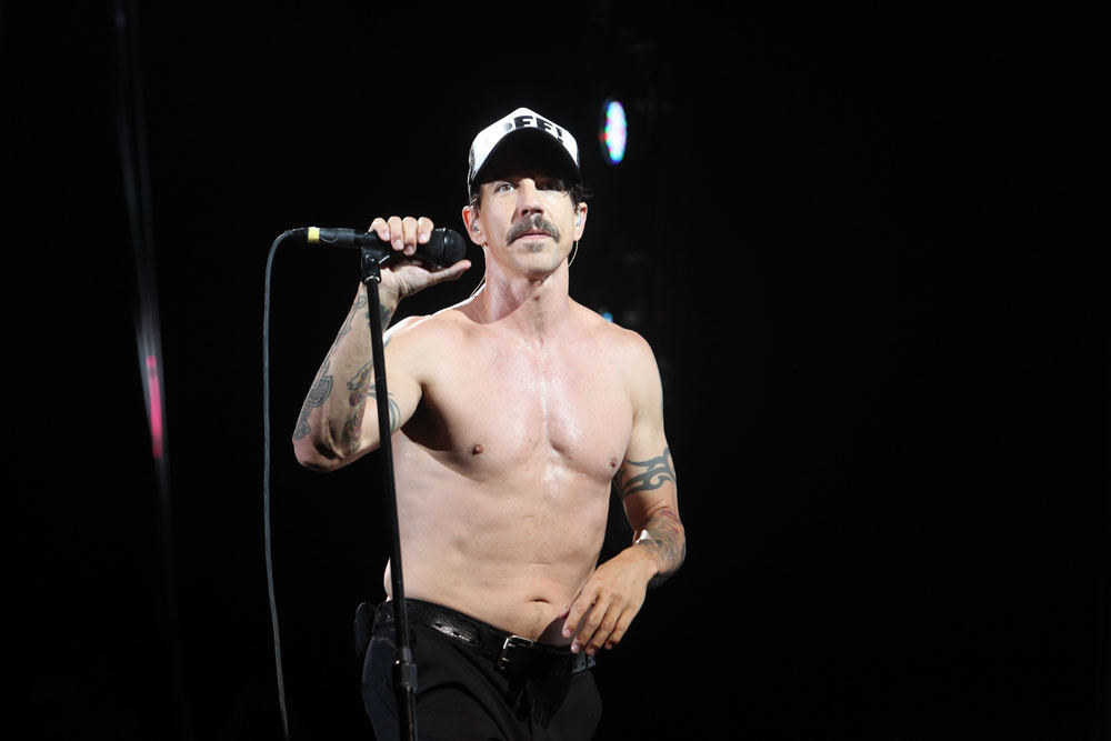 „Red Hot Chili Peppers“ koncerto akimirka / Teodoro Biliūno nuotr.