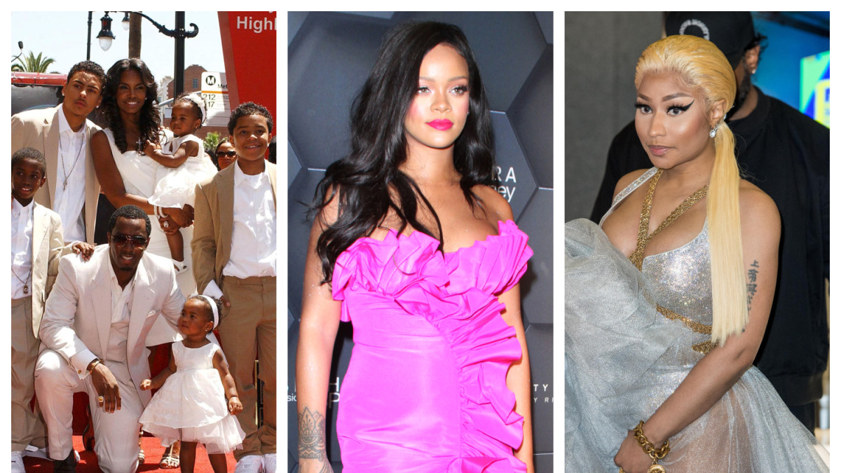 Kim Porter su šeima, Rihanna, Nicky Minaj / Vida Press nuotr.