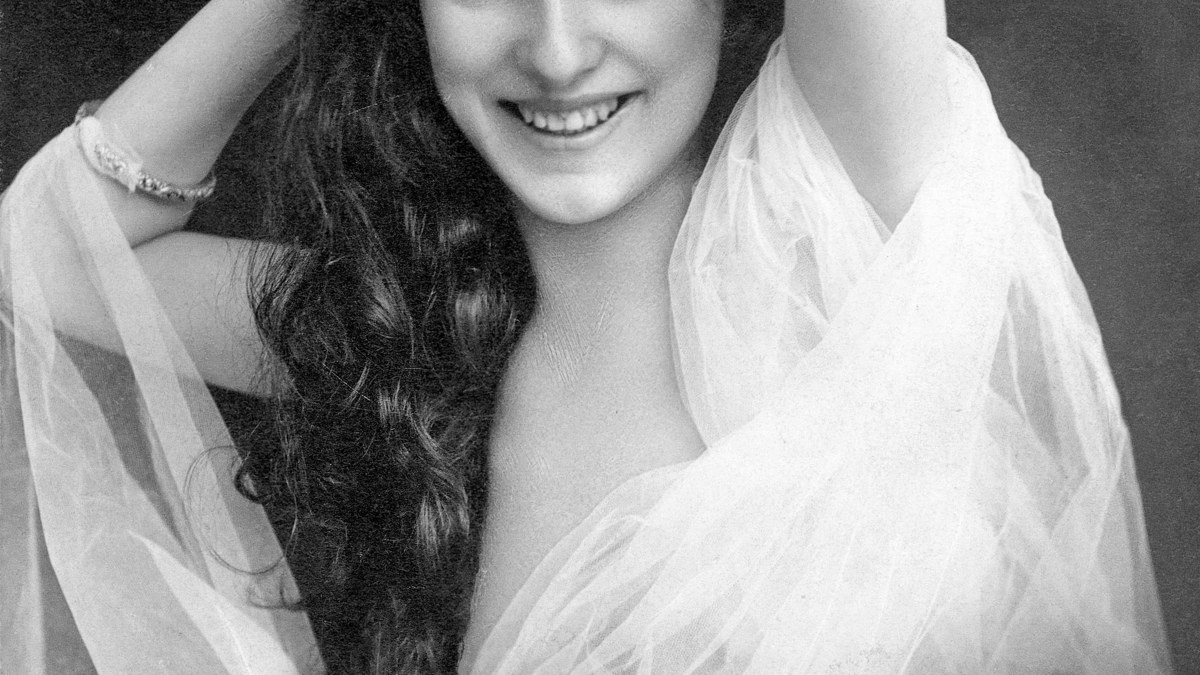 Evelyn Nesbit, viena iš gražiausių to meto moterų. 1901-ieji, Otto Sarony nuotrauka / Vida Press nuotrauka