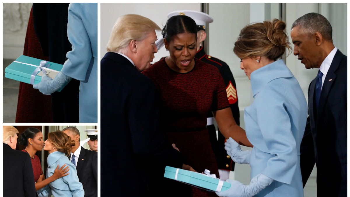 Melanios Trump dovana sutrikdė Michelle Obamą / „Scanpix“ nuotr.
