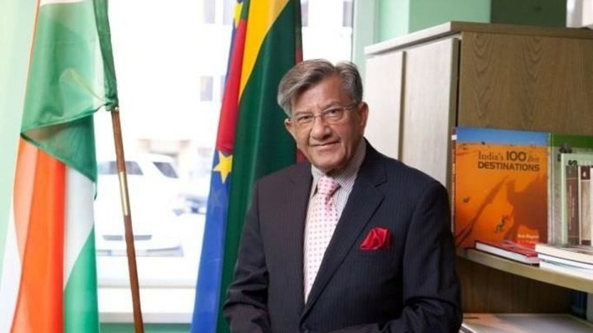 Indijos garbės konsulas Lietuvoje Rajinder Kumar Chaudhary