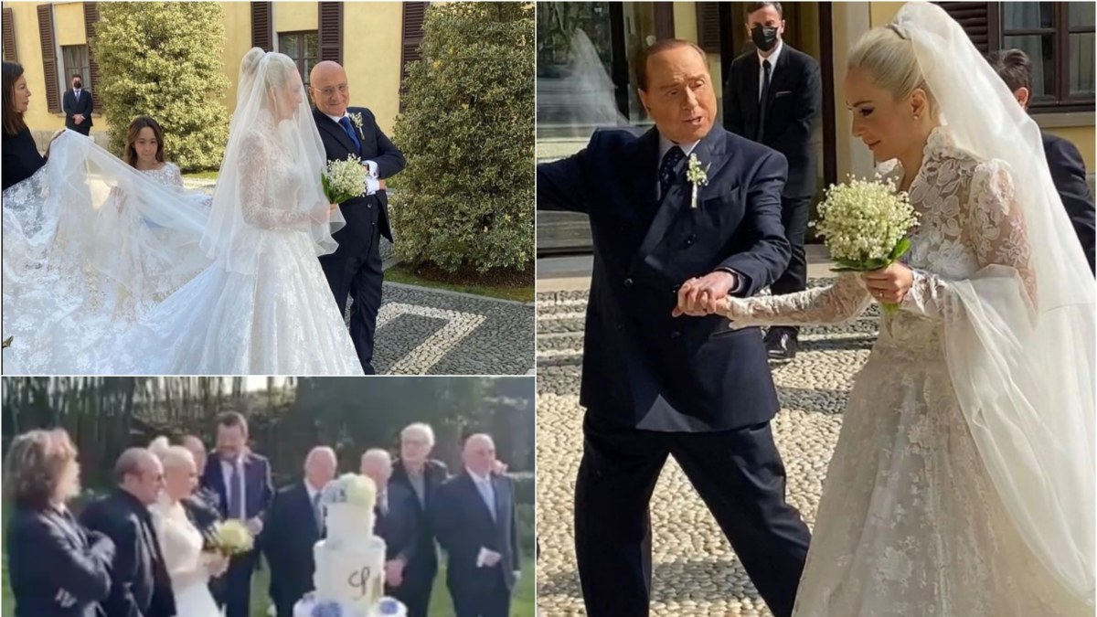 Silvio Berlusconi vestuvės / „Instagram“ nuotr.