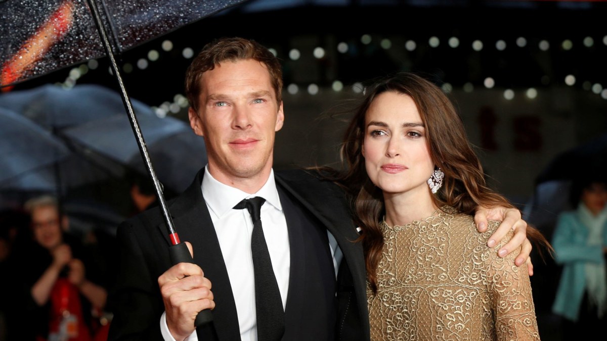 Benedictas Cumberbatchas ir Keira Knightley / „Reuters“/„Scanpix“ nuotr.