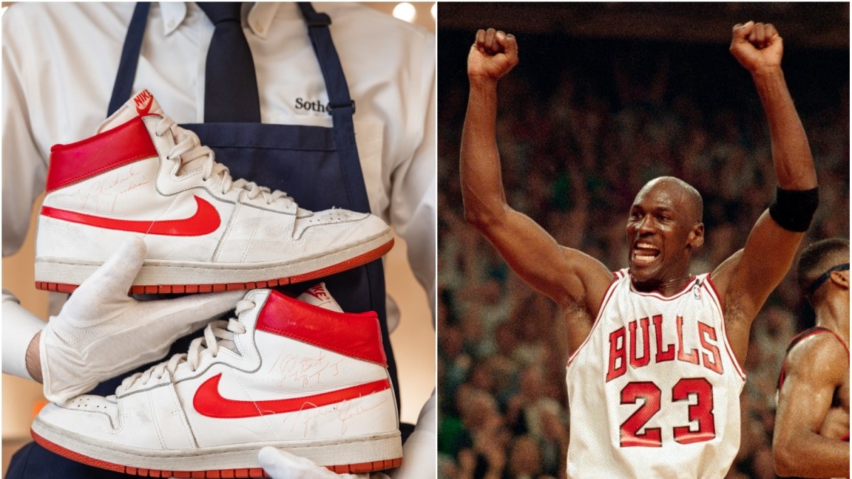 Michaelo Jordano sportbačiai aukcione parduoti už beveik 1,5 mln. JAV dolerių / „Vida Press“ ir „Scanpix“ nuotr.