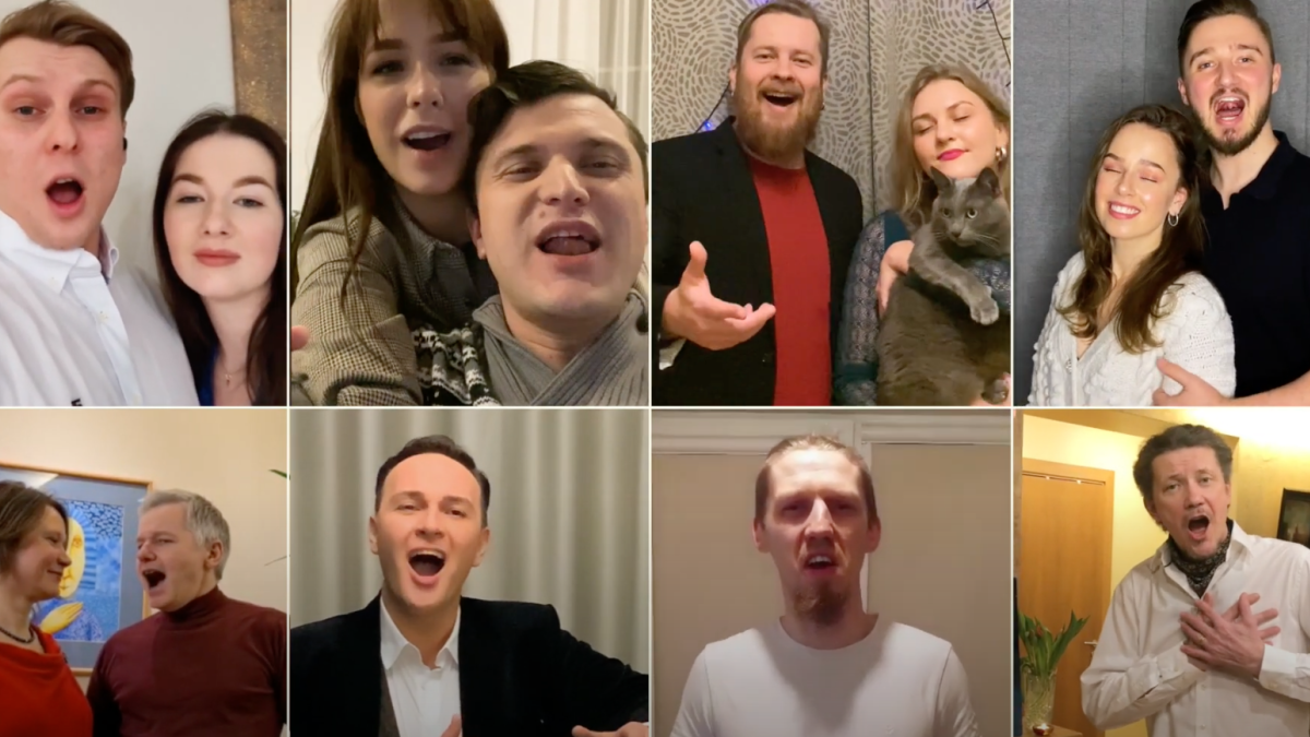 Valentino dienos proga Lietuvos tenorai dovanoja kūrinį / „Youtube“ stop kadras