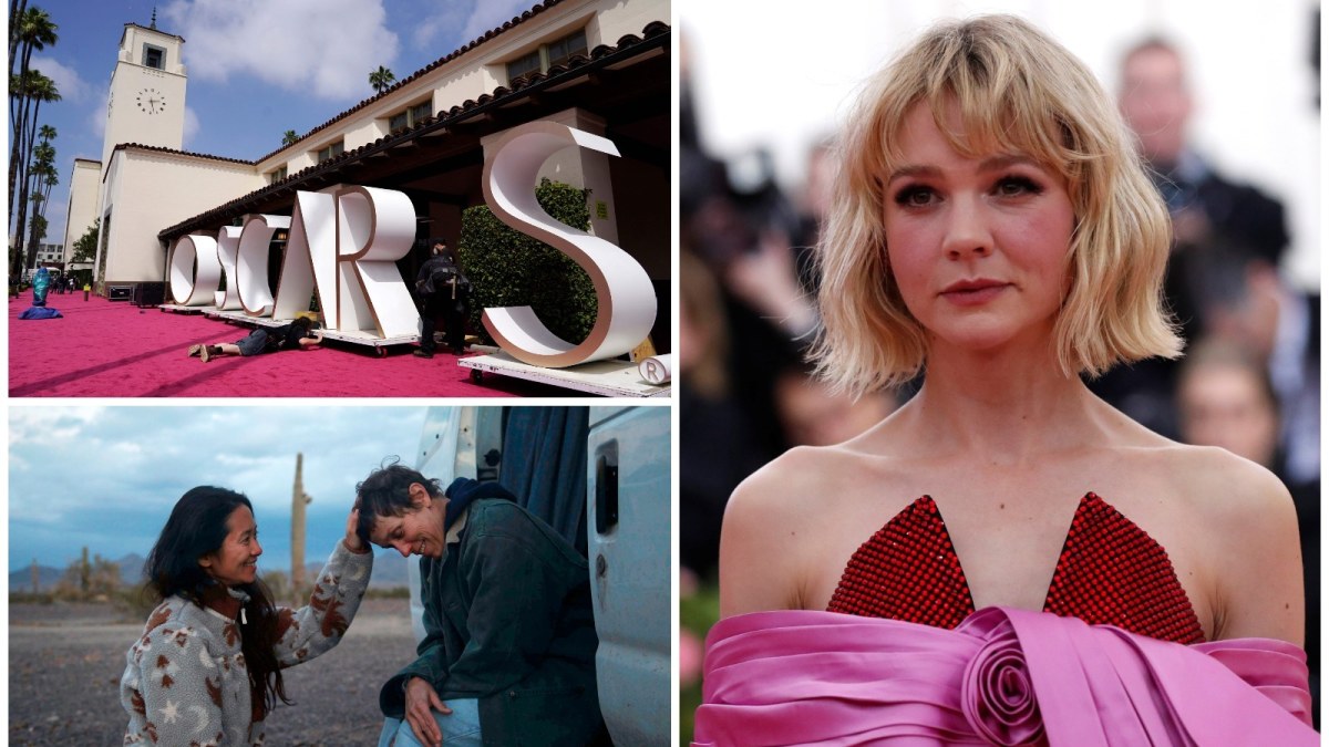 Pasiruošimas "Oskarams", Chloe Zhao su aktore Frances McDormand ir Carey Mulligan / „Scanpix“ nuotr.