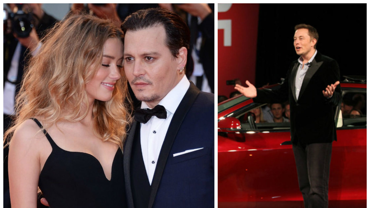 Su Johnny Deppu besiskirianti Amber Heard laiką leidžia milijardieriaus Elono Musko draugijoje / „Scanpix“ nuotr.