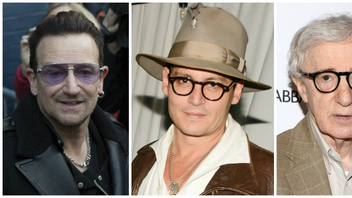 Bono, Johnny Deppas ir Woody Allenas / „Scanpix“ nuotr.