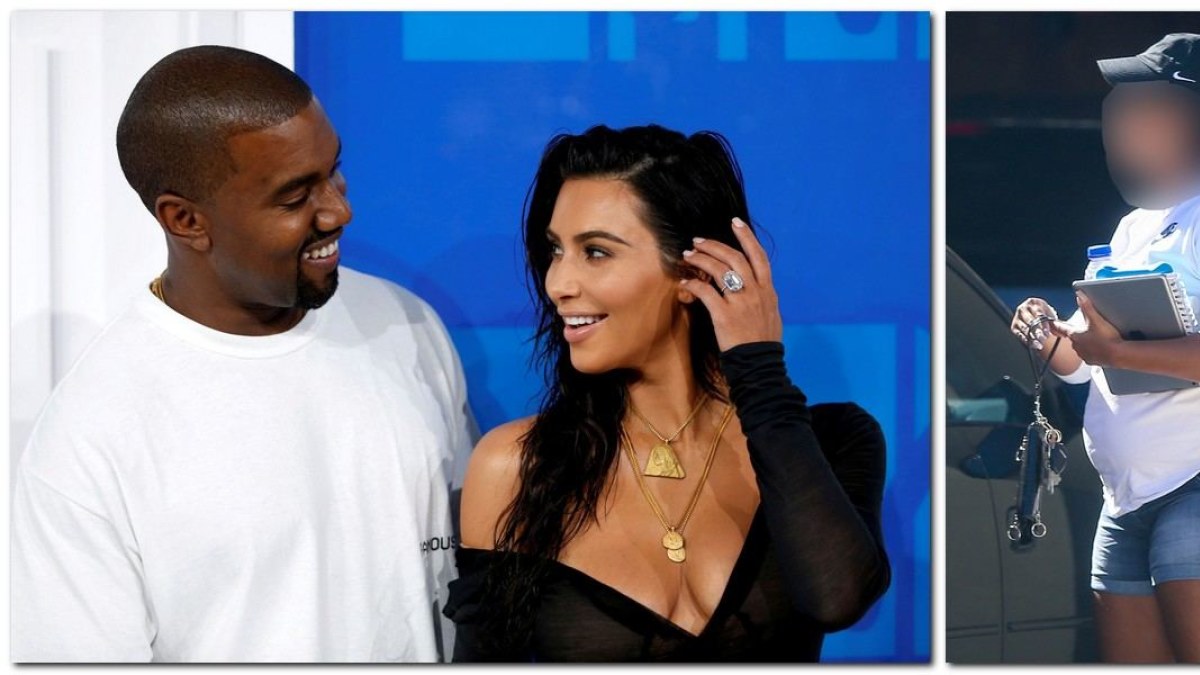 Kanye West, Kim Kardashian ir pakaitinė motina / „Scanpix“ ir „Vida Press“ nuotr.