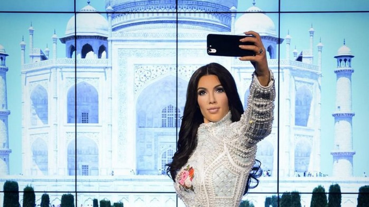 Vaškinė Kim Kardashian figūra / „Instagram“ nuotr.