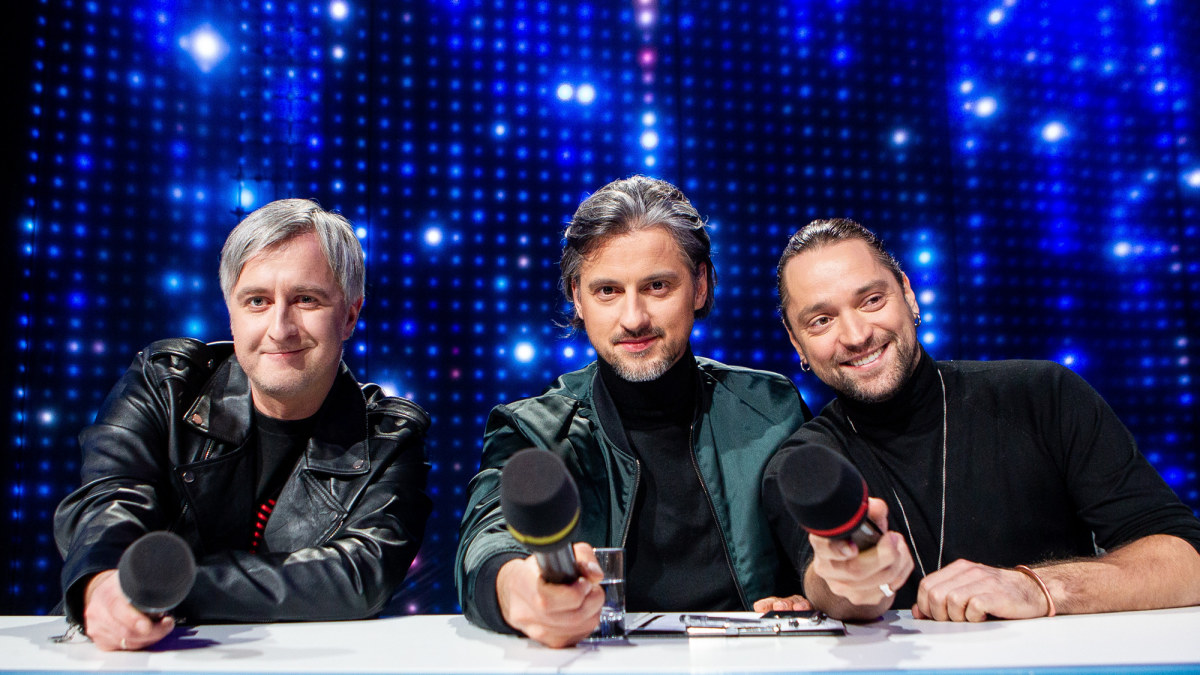 Trečiosios „Eurovizijos“ laidos filmavimo akimirka/Pauliaus Peleckio nuotr.