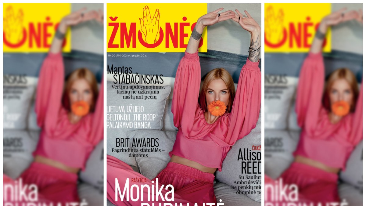 Monika Budinaitė / Žurnalo „Žmonės“ viršelis