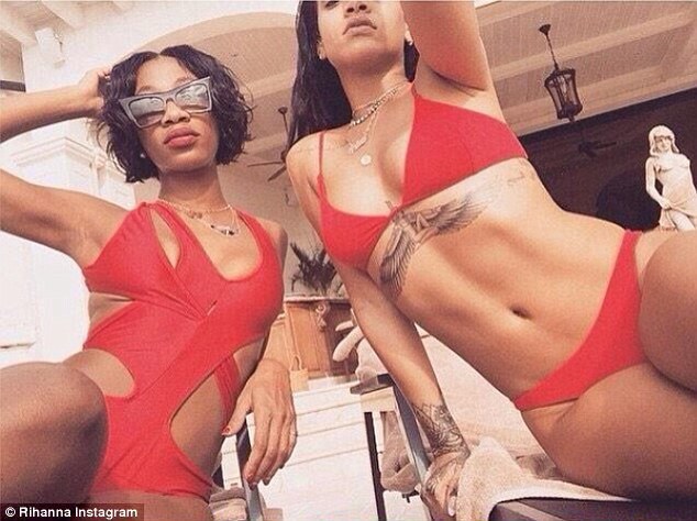 Melissa Forde ir Rihanna / „Instagram“ nuotr.
