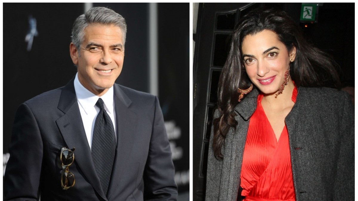 George'as Clooney ir Amal Alamuddin / „Scanpix“/„Sipapress“ ir AOP nuotr.
