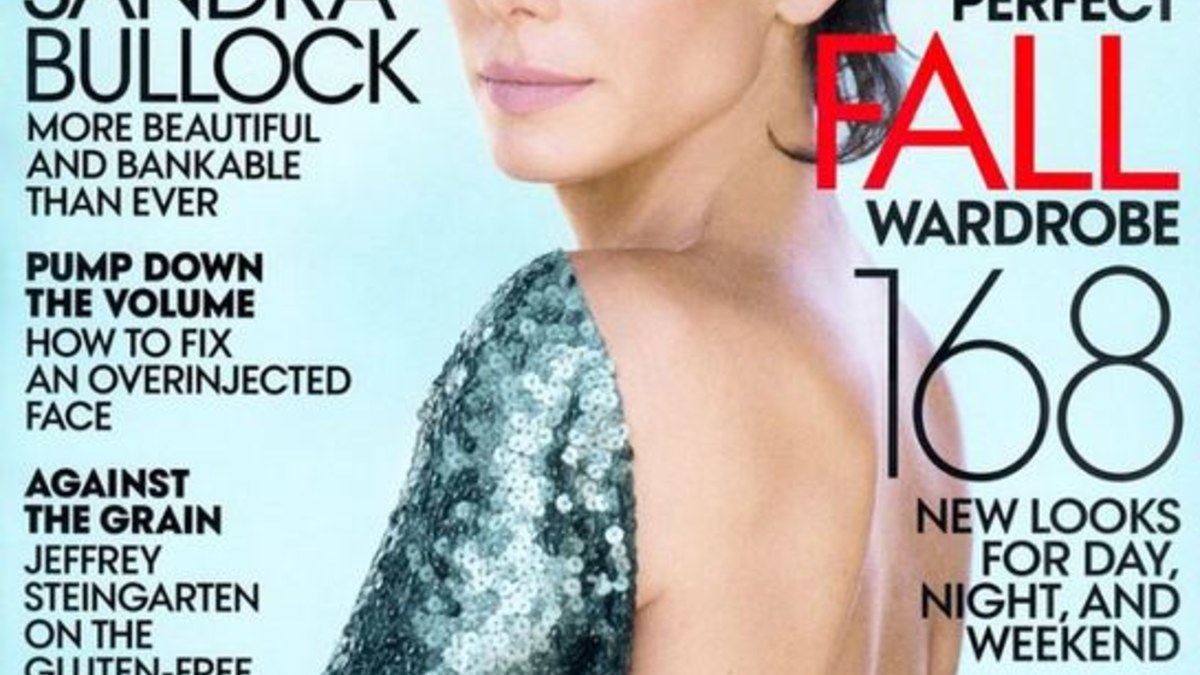 Sandra Bullock ant žurnalo „Vogue“ viršelio / Žurnalo viršelis