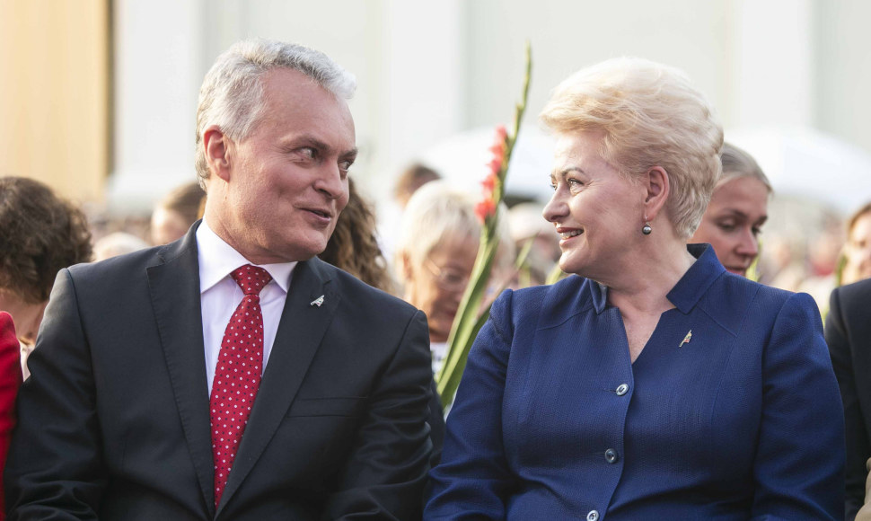 „Laisvės kelyje“ kartu su tauta į gyvąją grandinę stoti žada prezidentai Dalia Grybauskaitė ir Gitanas Nausėda / BNS nuotr.
