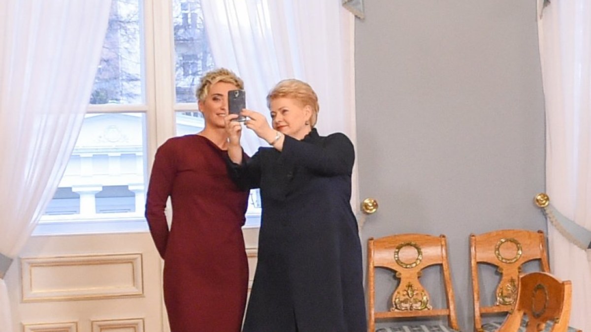 Rasa Tapinienė ir Dalia Grybauskaitė / „Info TV“ nuotr.