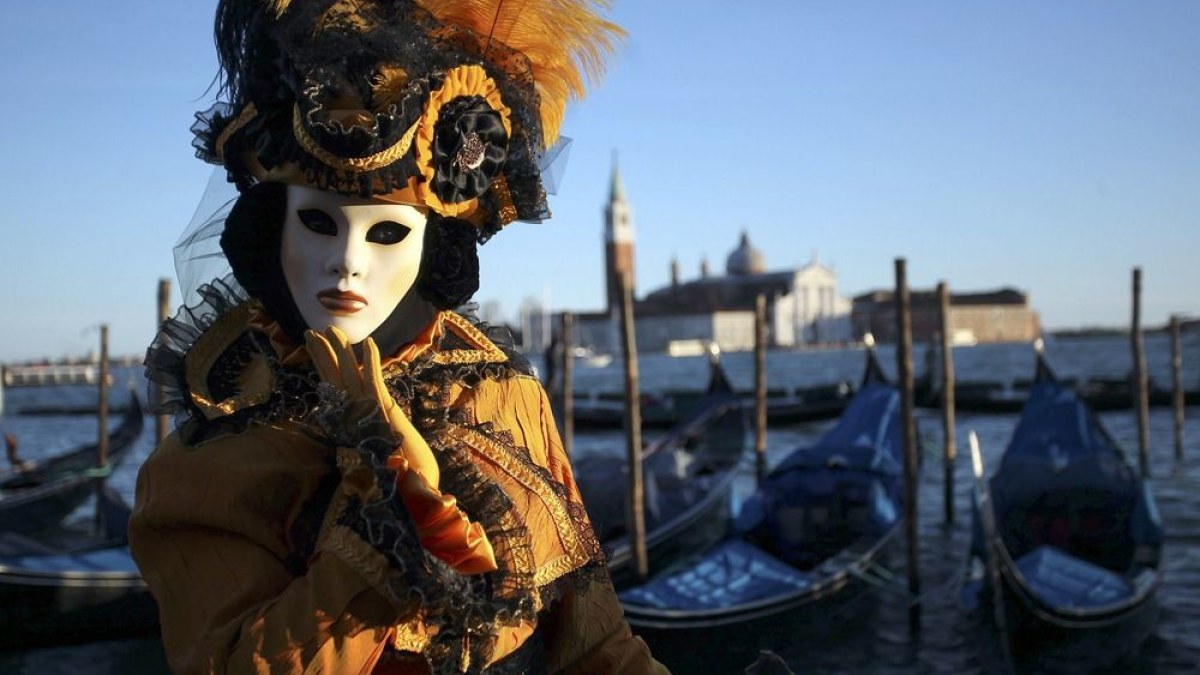 Venecijos karnavalo akimirka / „Reuters“/„Scanpix“ nuotr.
