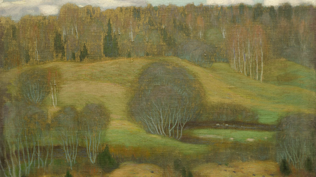 P. Kalpoko darbas „Rudeniškas peizažas“ (1904)