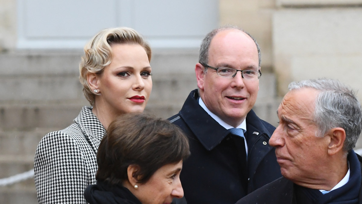 Monako kunigaikštis Albertas II ir jo žmona Charlene Wittstock/Vida Press nuotr.