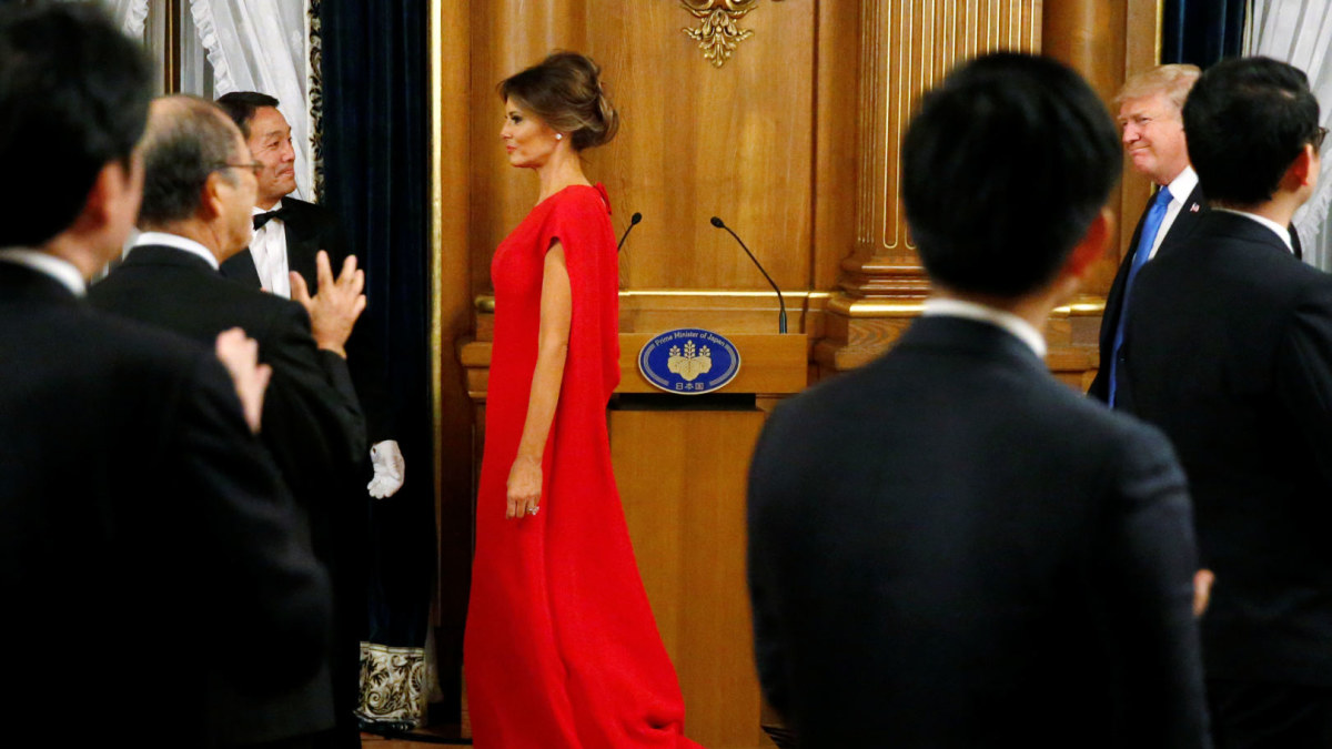 Donaldo Trumpo ir jo žmonos Melanios Trump vizitas Japonijoje / „Scanpix“ nuotr.
