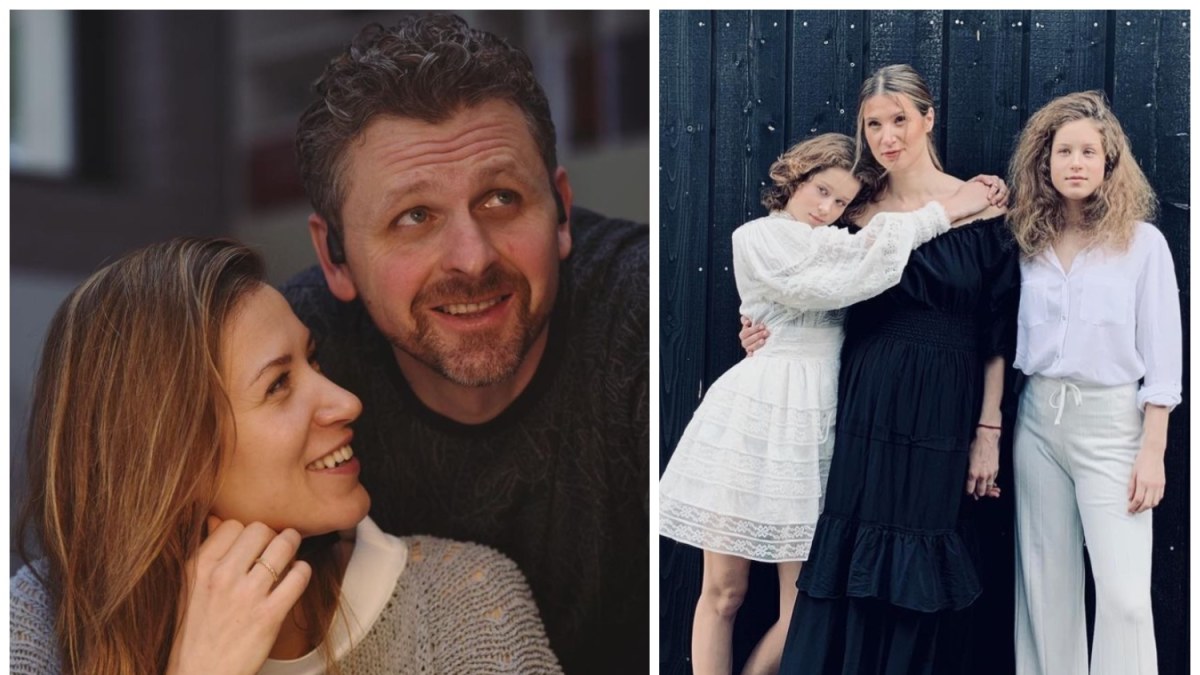 Eglė Kislovski su vyru Dionizu ir dukromis / „Instagram“ ir Monikos Penkutės nuotr.