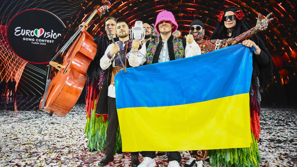 Europos publiką sužavėjo ukrainiečių grupės „Kalush Orchestra“ daina „Stefania“ – temperamentingas hiphopo ir liaudies muzikos derinys / Scanpix nuotrauka