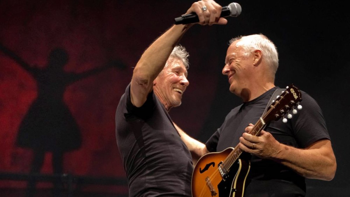Rogeris Watersas ir Davidas Gilmouras / „Reuters“/„Scanpix“ nuotr.