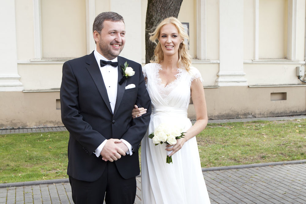 Antanas Guoga su žmona Aiste / Mariaus Žičiaus/Žmonės.lt nuotr. 