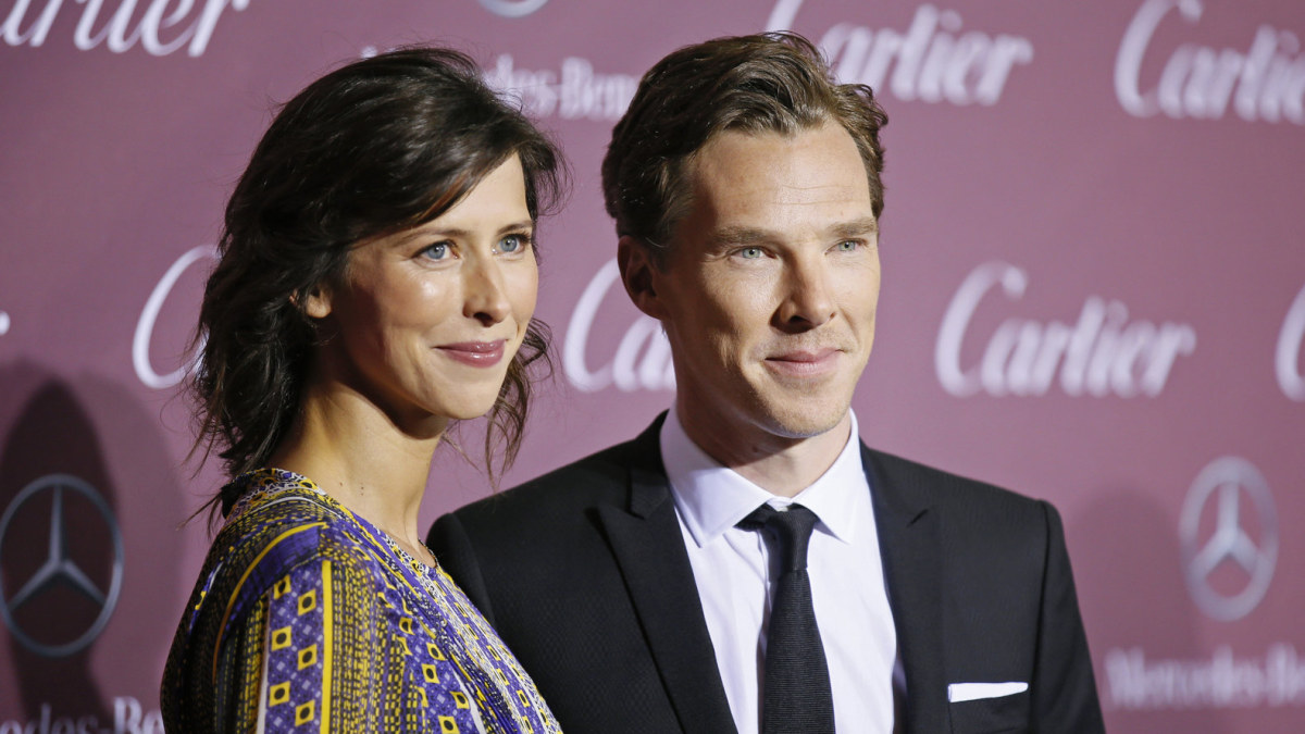 Benedictas Cumberbatchas ir Sophie Hunter / „Reuters“/„Scanpix“ nuotr.