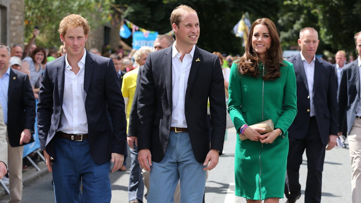 Princas Harry, princas Williamas ir Kembridžo hercogienė Catherine / „Scanpix“/AP nuotr.