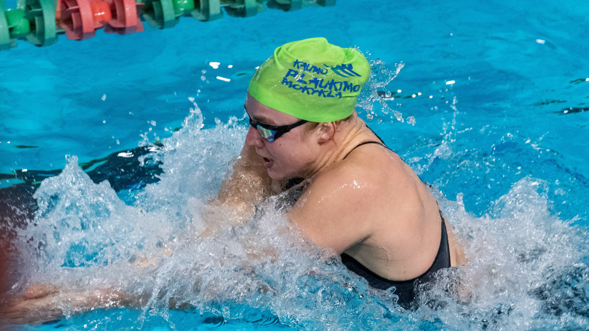 Rūta Meilutytė Lietuvos plaukimo čempionate Klaipėdoje / Algirdo Kubaičio nuotr.