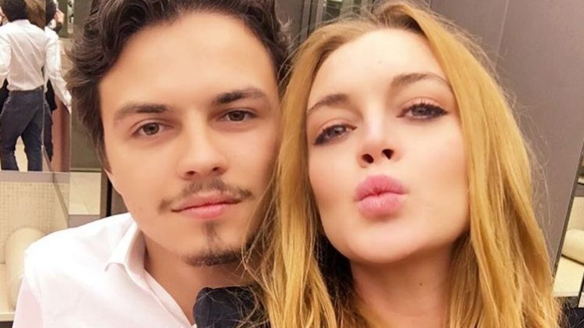 Lindsay Lohan ir Jegoras Tarabasovas / „Instagram“ nuotr.