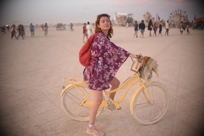 Erica Jennings ir Jurgis Didžiulis dalyvavo „Burning Man“ festivalyje/Asmeninio archyvo nuotr.