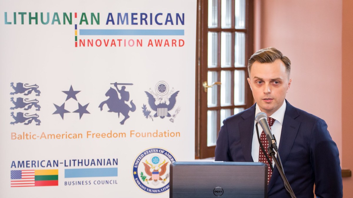 JAV-Lietuvos technologijų forume paskelbti inovacijų prizo laimėtojai/JAV ambasados Vilniuje nuotr. 