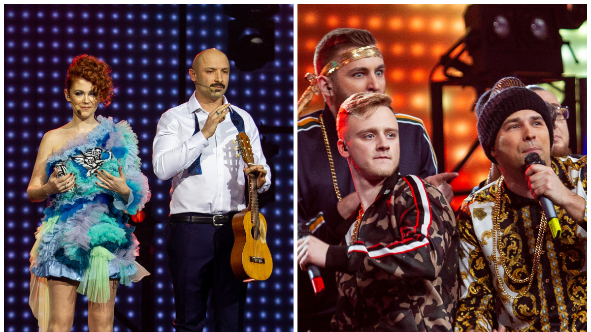 Trečiosios „Eurovizijos“ laidos filmavimo akimirkos/Pauliaus Peleckio nuotr.