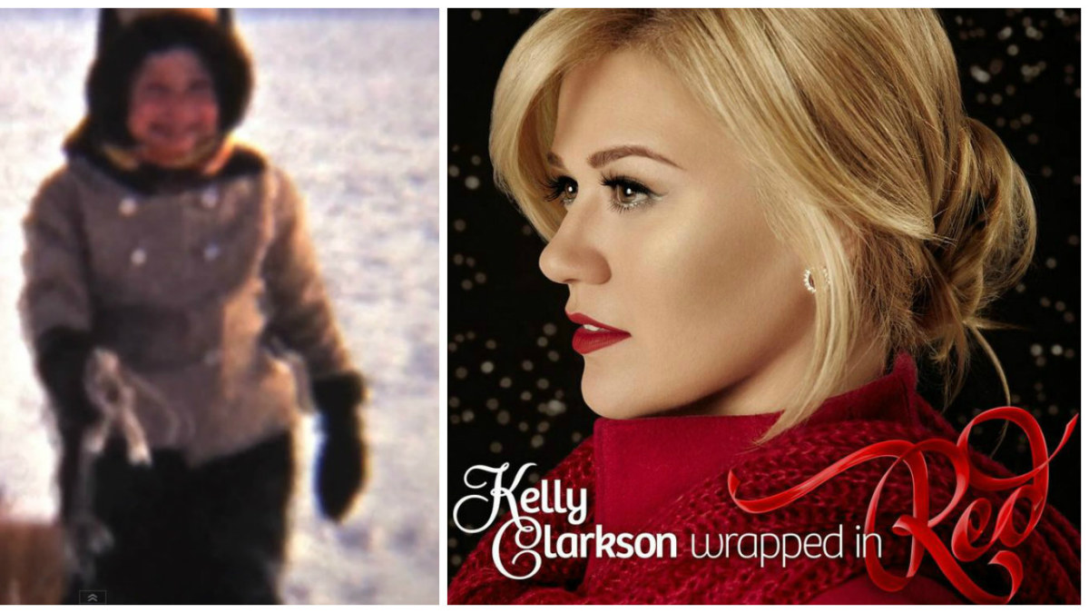 Kelly Clarkson vaizdo klipe „Wrapped in Red“ – akimirkos iš jos vaikystės / Žmonės.lt montažas