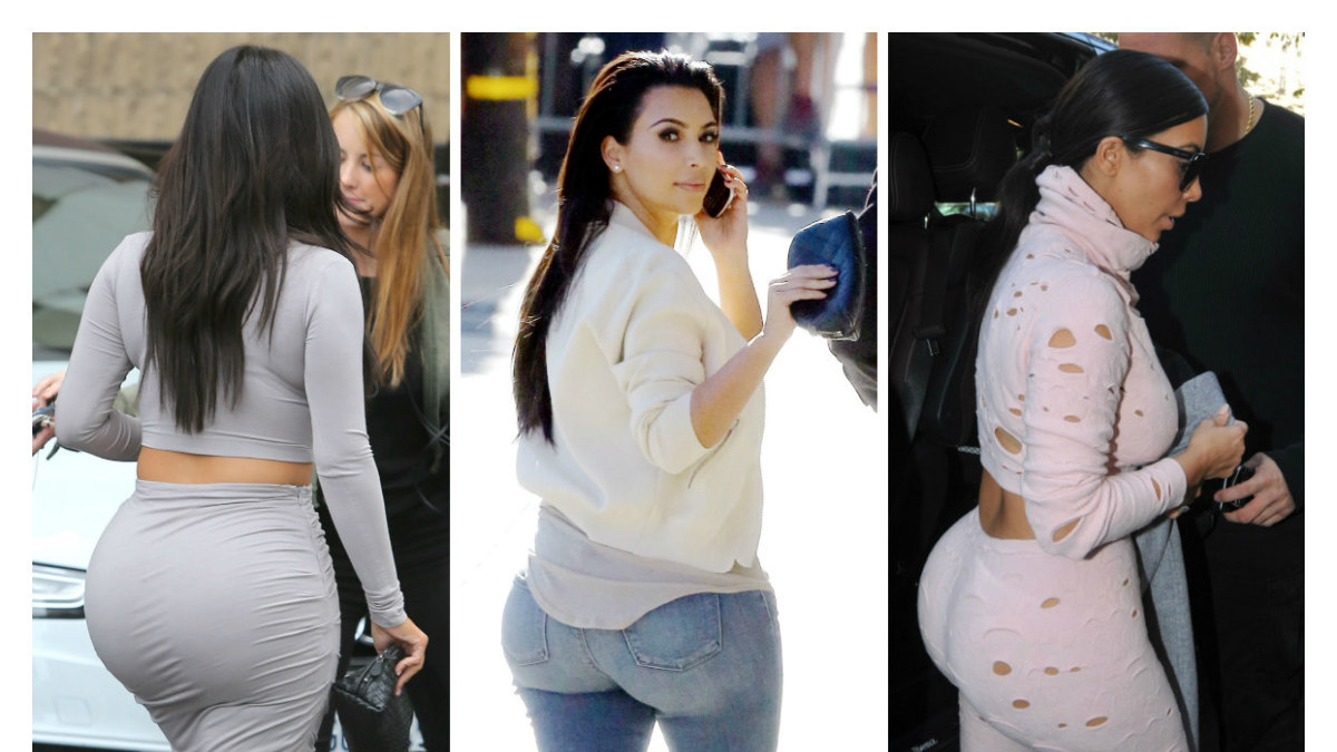 Įspūdingas Kim Kardashian užpakaliukas / AOP ir „Scanpix“ nuotr.