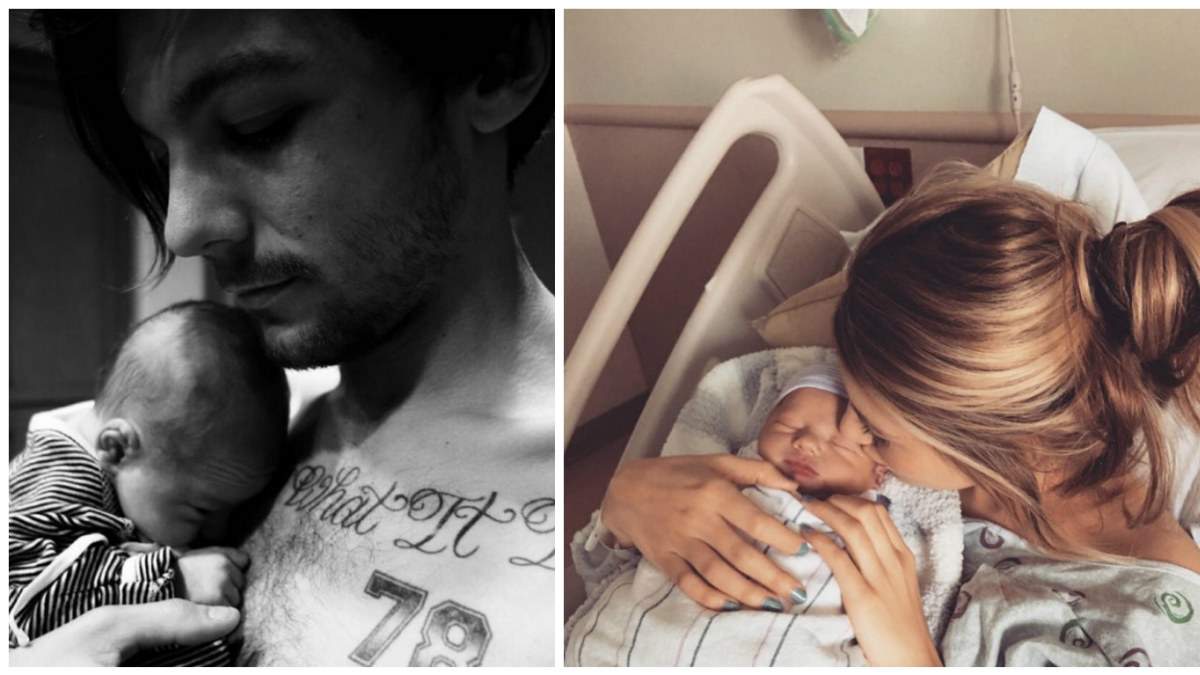 Louisas Tomlinsonas ir Briana Jungwirth su sūnumi Freddie / „Instagram“ nuotr.