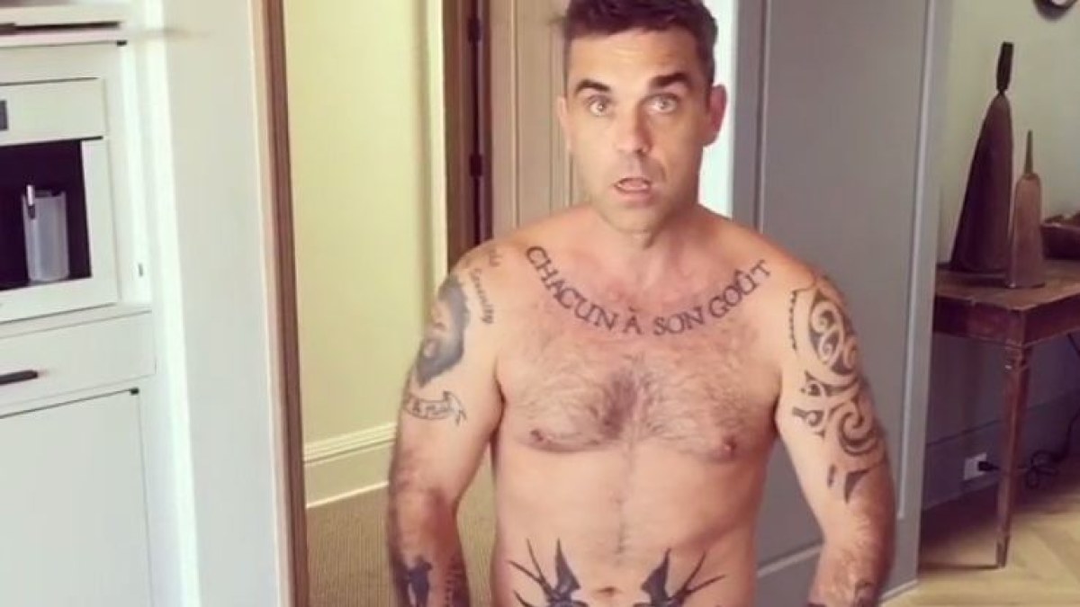 Robbie Williamsas / „Instagram“ nuotr.
