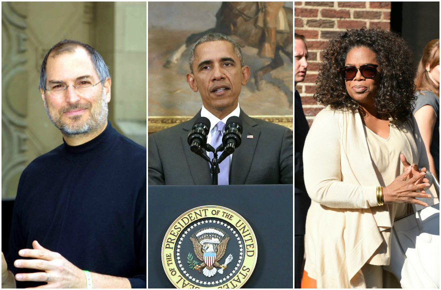 Steve'as Jobsas, Baracas Obama, Oprah Winfrey / Vida Press nuotr.