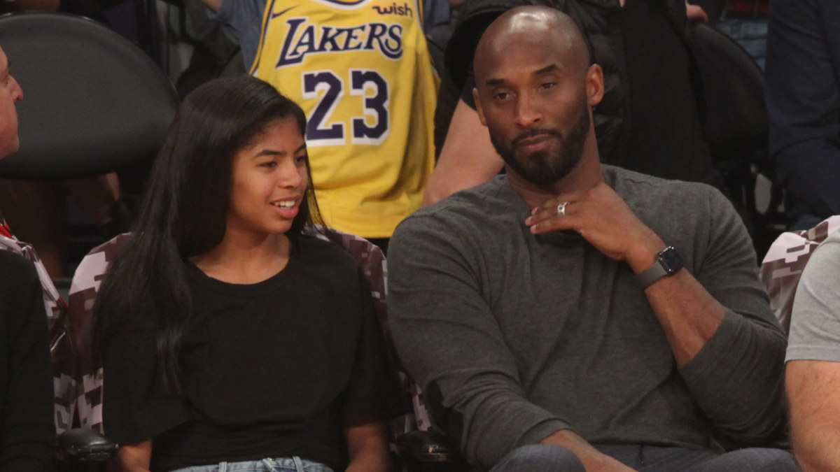 Kobe Bryantas su dukra Gianna/Vida Press nuotr.