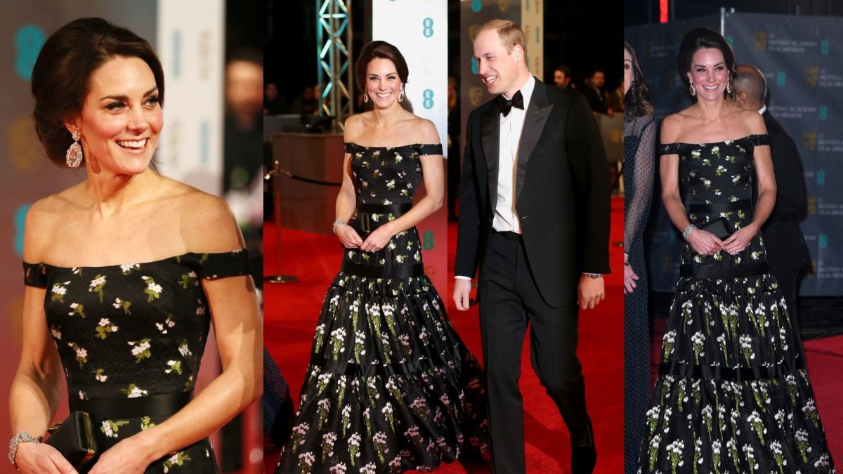 Kembridžo kunigaikštienė Catherine atvyko į BAFTA apdovanojimus / Vida Press nuotr.