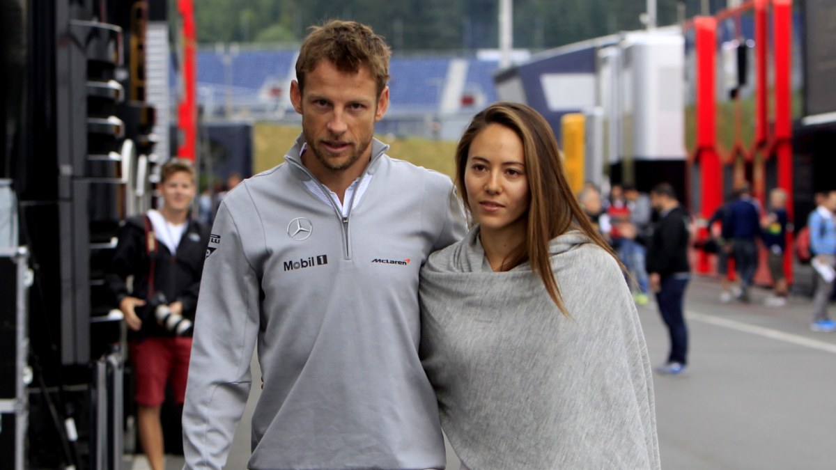 Jensonas Buttonas ir Jessica Michibata / „Reuters“/„Scanpix“ nuotr.