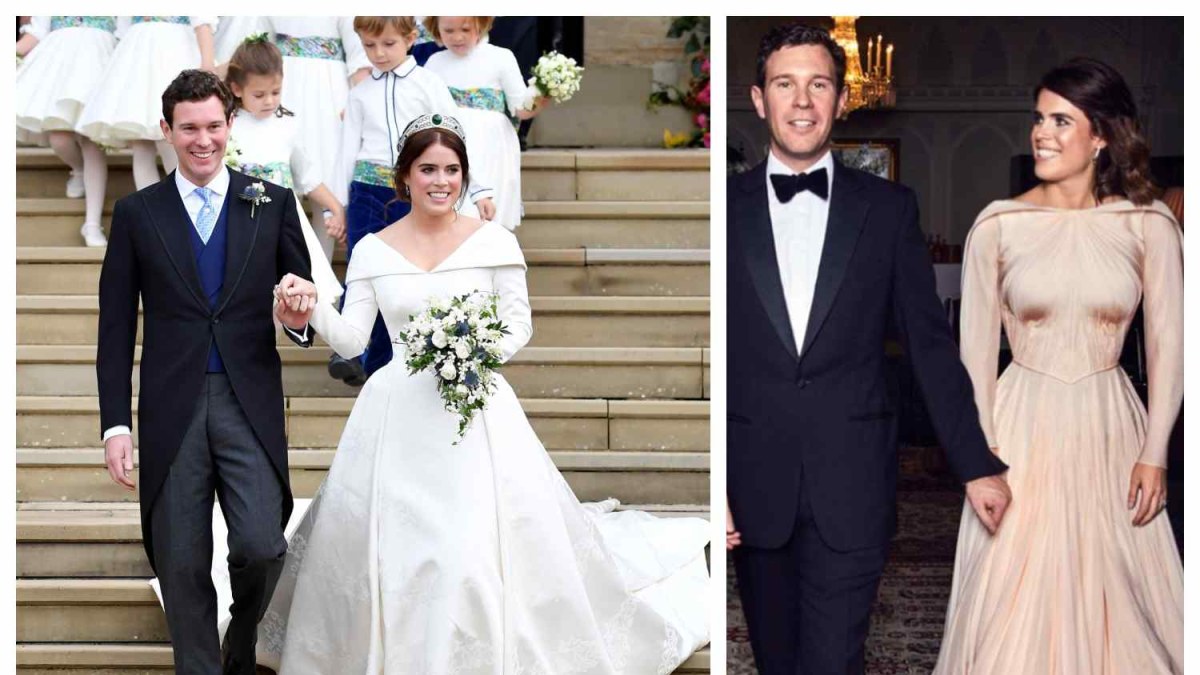 Princesės Eugenie ir Jacko Brooksbanko vestuvės / „Scanpix“ ir socialinių tinklų nuotr.