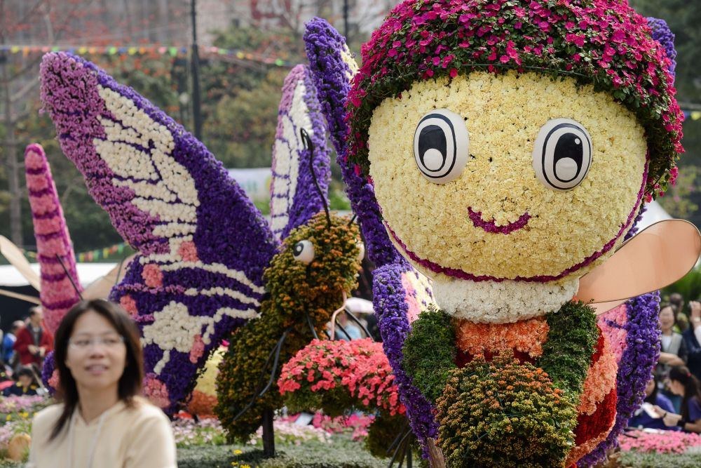 Gėlių paradas Honkonge / „Scanpix“ nuotr.