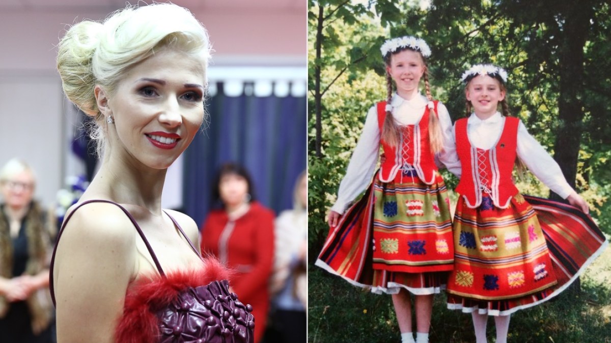 Inga Stumbrienė dabar ir paauglystėje (kairėje) / Asmeninio albumo nuotr.