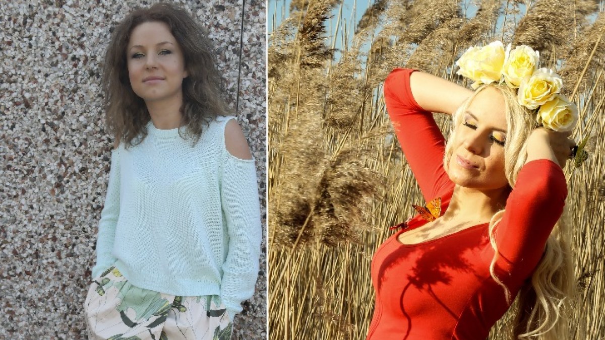 Konkurso „Mano pavasarinis stilius“ nugalėtojos: Kristina (kairėje) ir Meda / Ji24.lt skaitytojų atsiųstų nuotraukų koliažas